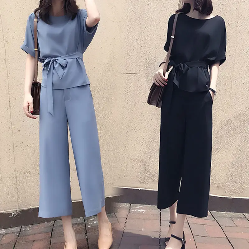 Размера плюс 4XL летний женский комплект 2 шт. темперамент Тонкий спортивный