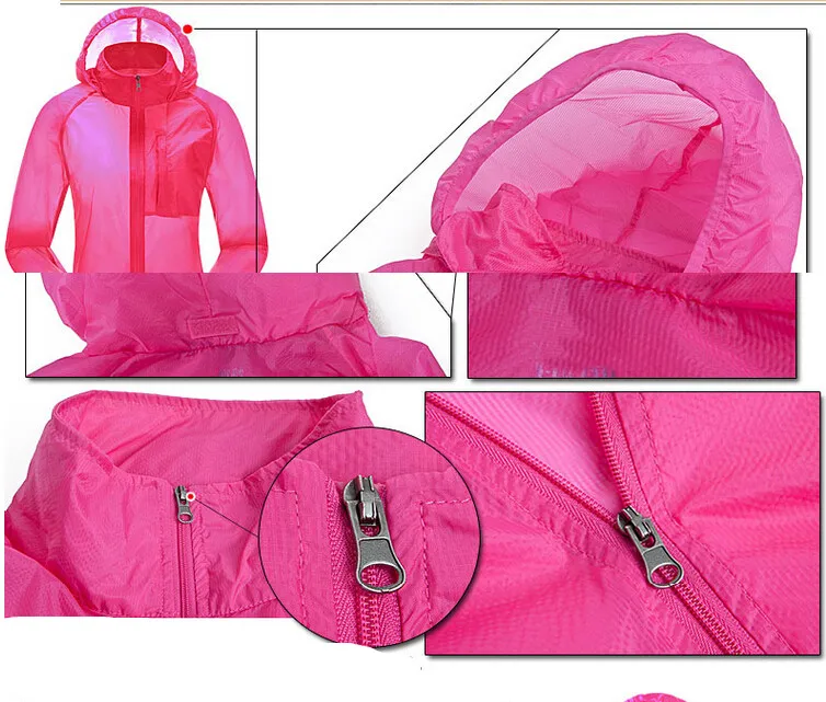 Ветрозащитные мужские и женские велосипедные куртки с карманом для хранения