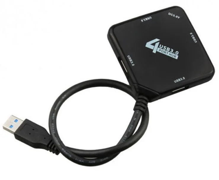 Высокоскоростной USB 3 0 концентратор 4 порта Портативный 5 Гбит/с Переключатель