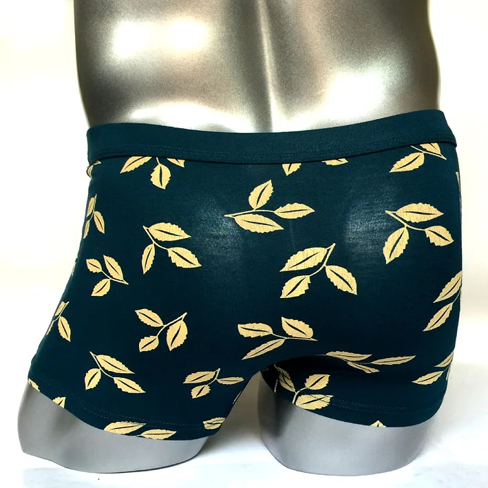 Высококачественные хлопковые мужские боксеры нижнее белье с золотым принтом