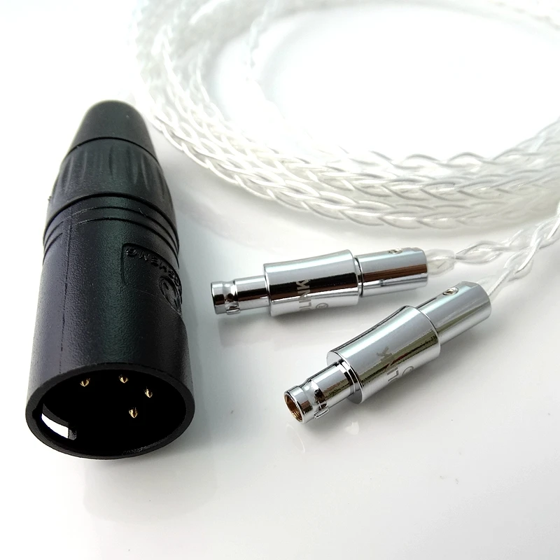 Кабель для наушников SENNHEISER HD800 сбалансированный Hi Fi 2 5 м 4 pin 8 ядер 5n Pcocc с