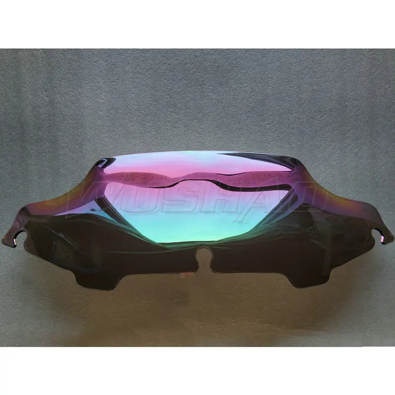 Clear Iridium Экран ветрового стекла+ отделка для 1996-2013 Harley Touring Electra Street Tri Glide ультраклассический FLHTC FLHTCU FLHX FLHTK - Цвет: Clear Iridium