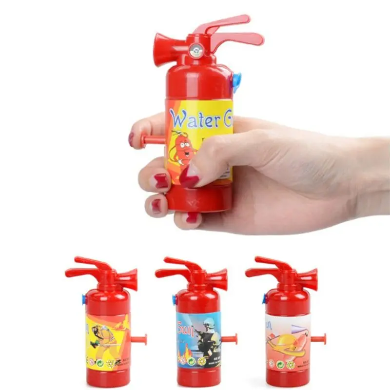 

Mini Fire Extinguisher Water Gun Toy Fireman Kids Toys Gag Joke Outdoor Summer Beach Toy