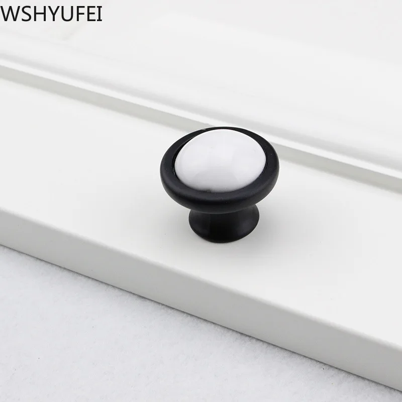 Ручка керамическая из цинкового сплава с одним отверстием 4 шт./лот|Ручки шкафа| |