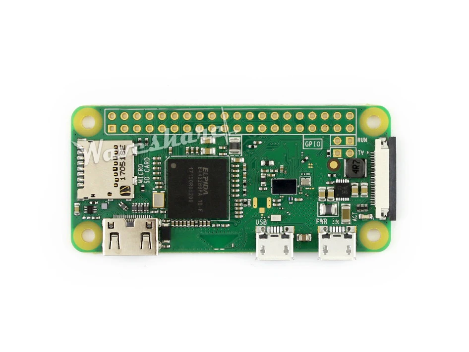 

Raspberry Pi Zero W Package A Basic Development Kit Mini HDMI to HDMI Adapter Micro USB OTG Cable and 2x20-pin pinheader strips