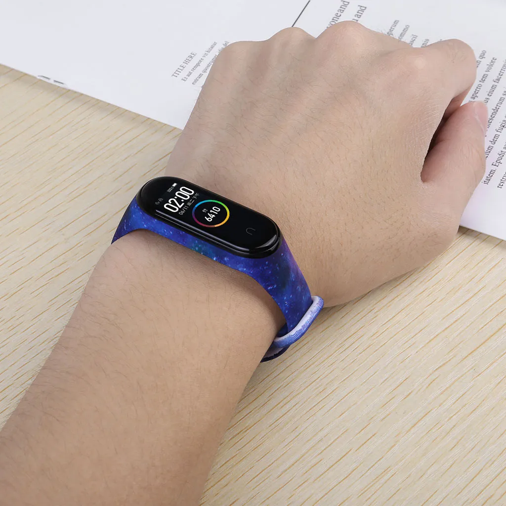 Сменный ремешок для часов Xiaomi Mi Band 4 аксессуары умных Прямая