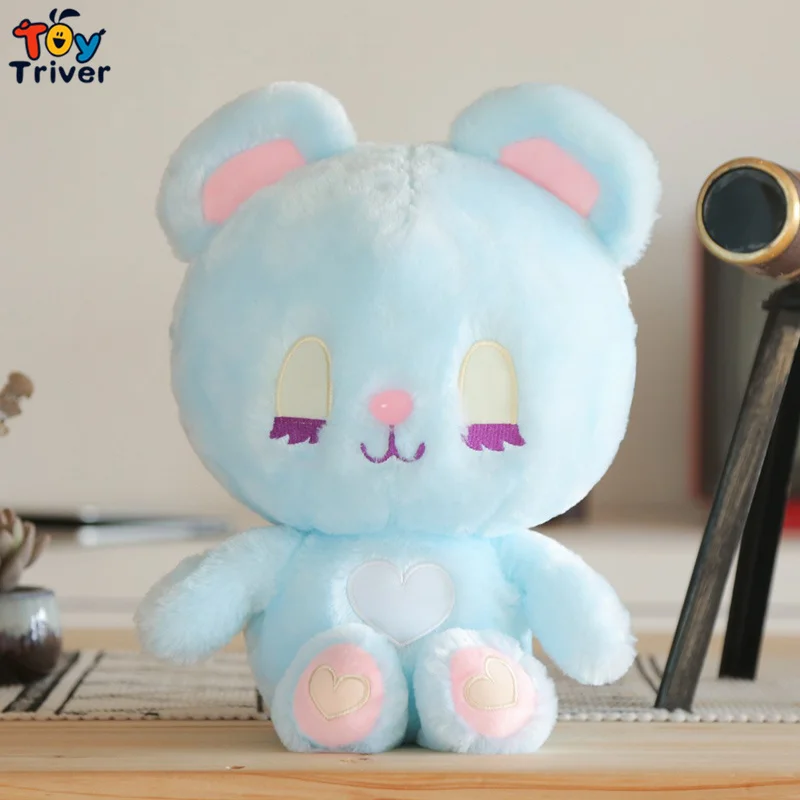 blue Kawaii Медведь Кролик Плюшевая Игрушка Triver мягкие животные кукла для маленьких детей девочка мальчик дети подарок на день рождения игрушки куклы Plushie домашний декор - Цвет: blue