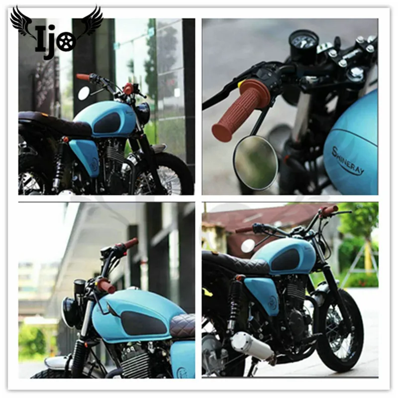 motorcycle handle grip modified retro Coffee Hand glue for kawasaki honda suzuki professional Non-slip Dirtbike handlebar | Автомобили и