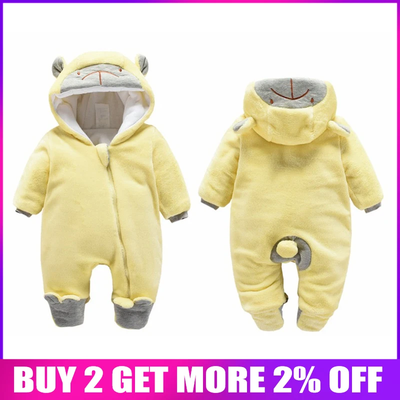 Комбинезон для малышей сезон осень зима комбинезон новорожденных зимняя одежда