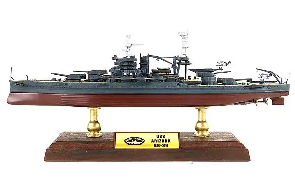 FOV масштаб 1/700 военная модель игрушки USS Аризона BB-39 Battleship литый под давлением