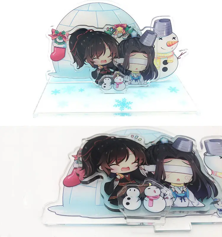 Аниме Grandmaster Demonic культивирование Вэй wuxian Lan Wangji BL сцены стенд Рождество акрил рисунок подарки
