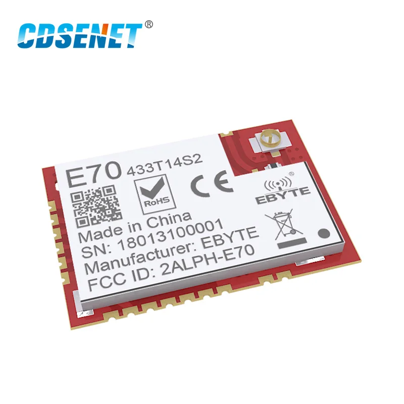 CC1310 RF беспроводной UART модуль последовательного порта 433 МГц 14 дБм 1 5 км CDSENET E70-433T14S2