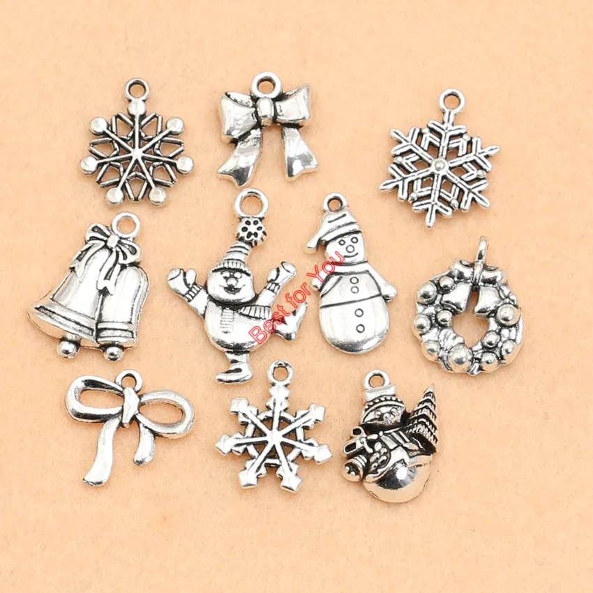 10 шт. аксессуары для изготовления ювелирных изделий|charm pendant|charm antique silvercharms |