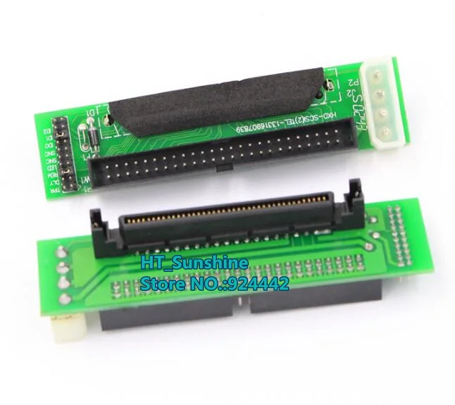 Бесплатная доставка 80 pin SCSI адаптер для жесткого диска 80pin к IDE 50pin конвертер SCA80 |