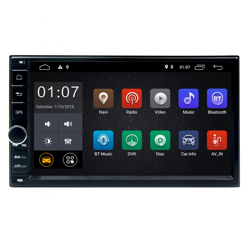 7 дюймов Android 8 1 двойной Din автомобильный dvd плеер Универсальный 2 din Кассетный gps