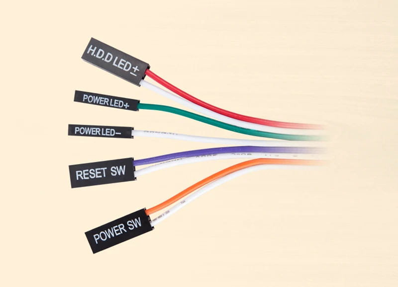 Компьютерный переключатель питания вкл/выкл сброс HDD Круглый Большой кнопочный с