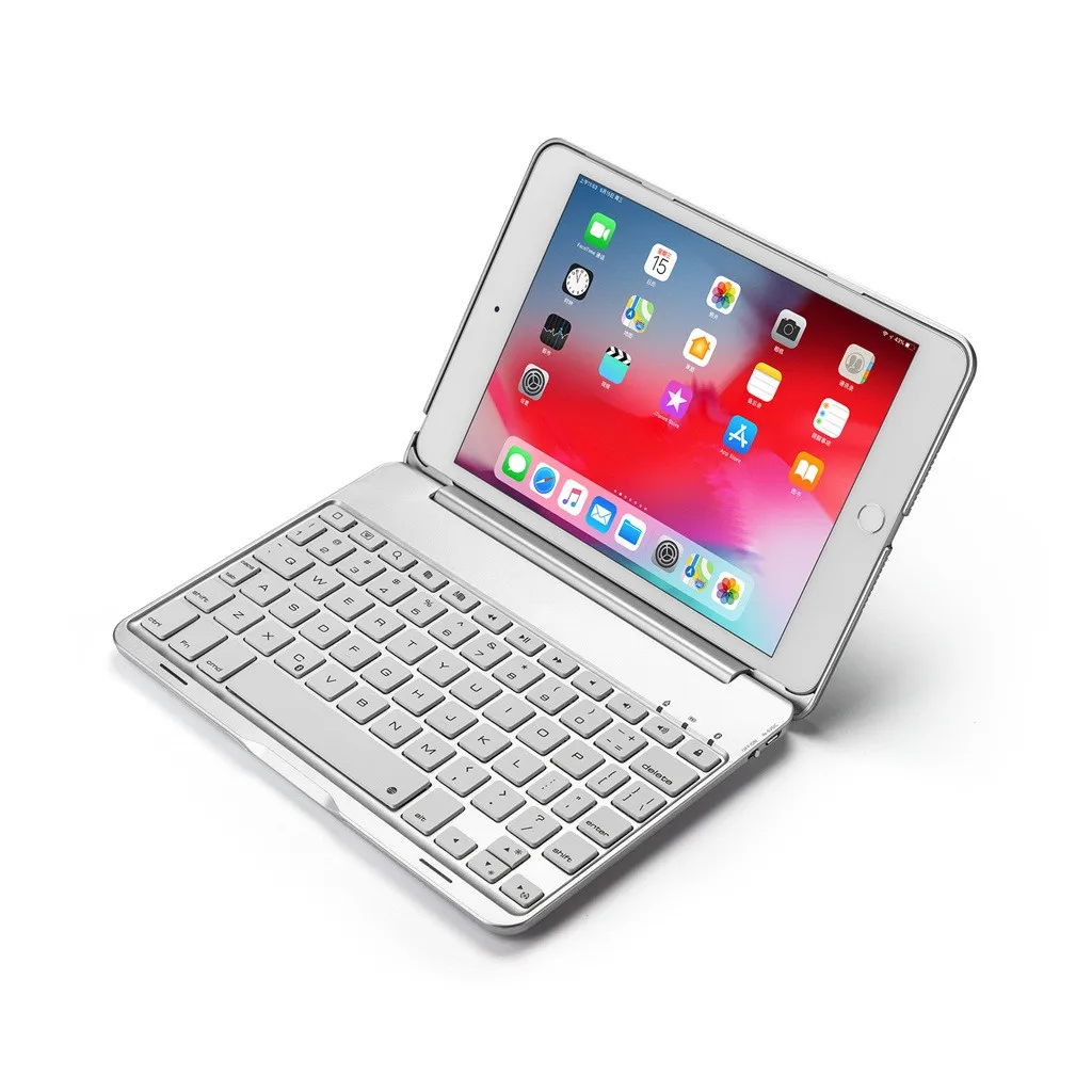 Беспроводная складная клавиатура VOBERRY для IPad Mini 5/4 7 9 чехол с подсветкой Bluetooth Ipad