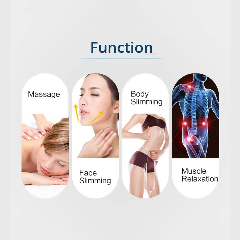 Roller Massager Beauty Body Slimming Massage 4 Adjustable Rollers Micro Electricity Skin Care Device Promote Collagen Production