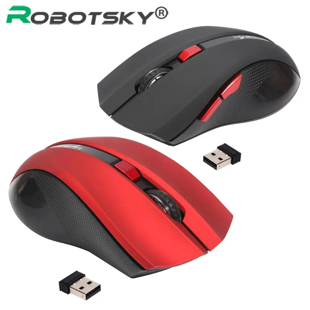 Беспроводная Игровая USB-мышь 2400 DPI 3 кнопки USB | Компьютеры и офис