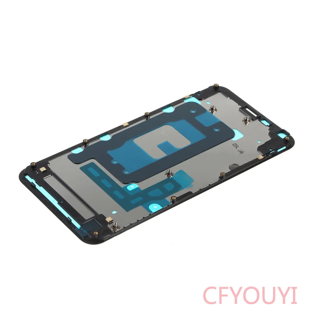Черный цвет LCD Кронштейн Рамка рамка поддержка корпуса запасная часть для LG Q6