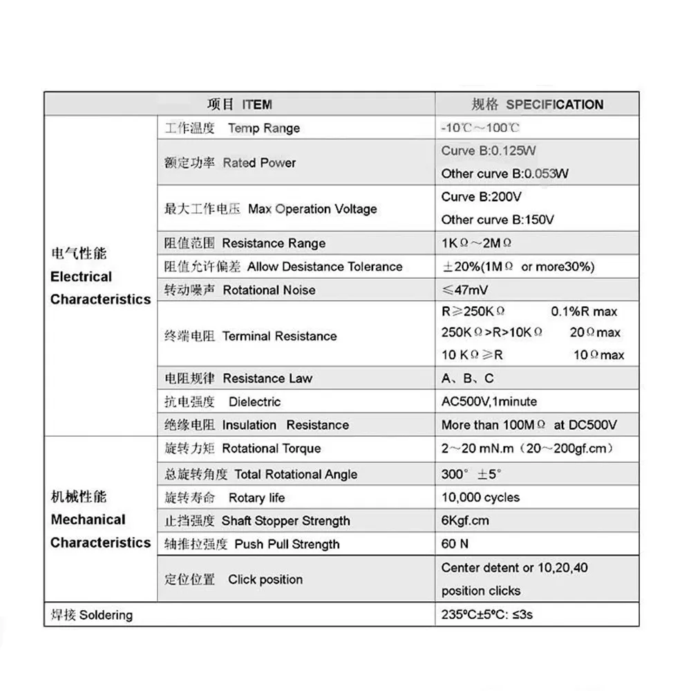 10 шт. линейный потенциометр WH148 B1K B2K B5K B10K B20K B50K B100K B250K B500K B1M 15 мм вал с гайками 3pin
