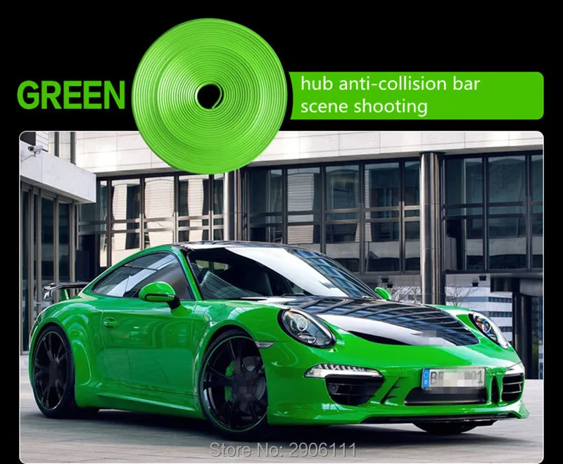 Автомобильный Стайлинг декоративная для ступицы полоса защитное кольцо