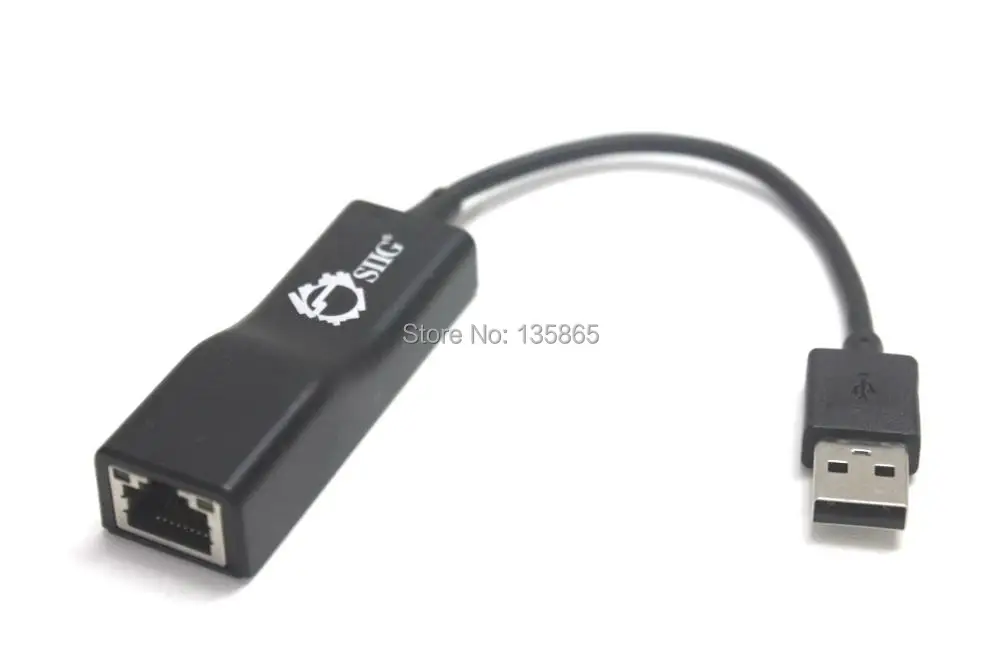 USB 2 0 Быстрый Ethernet адаптер для SIIG JU NE0012 S1 10/100 карты Чипсет: ASIX 88772A|Компьютерные