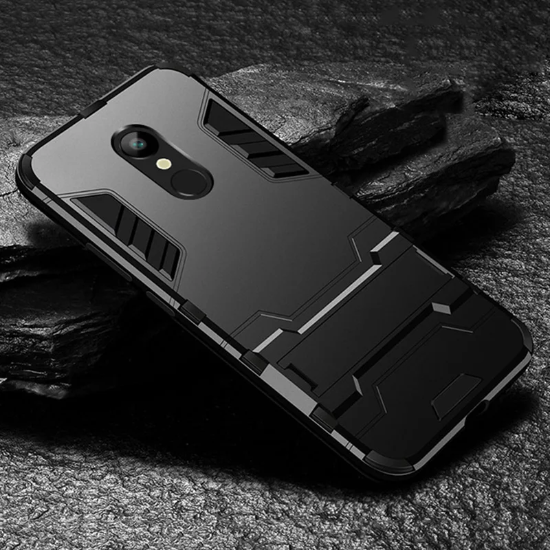 Black No Bat Чехол-подставка с Бэтменом для Xiaomi Redmi 4 4X5 Plus 5A 6 Pro 6A 7 8 9 SE Note 8 6 7 ударопрочный гибридный жесткий чехол с подставкой - Цвет: Black No Bat