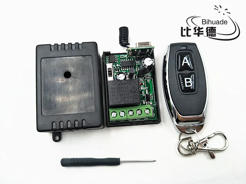 433 МГц 2 кнопки Универсальный беспроводной пульт дистанционного управления