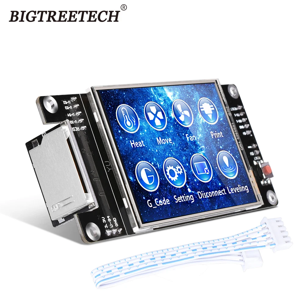 BIGTREETECH TFT 28 сенсорный экран контроллер дисплей RepRap MKS 2,8 для SKR V1.3 мини 3D принтер материнская плата