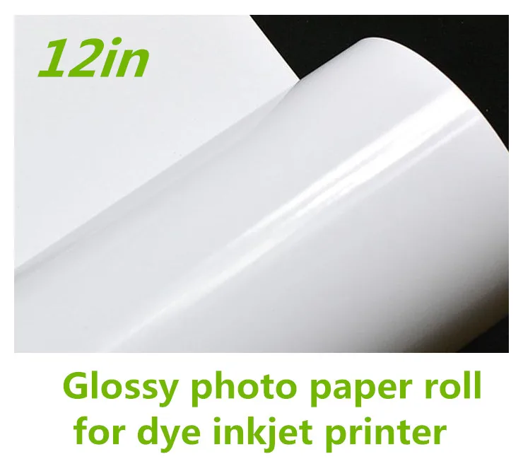 

12in*50m Glossy photo paper,Photo Paper Type and Yes Glossy photo paper roll