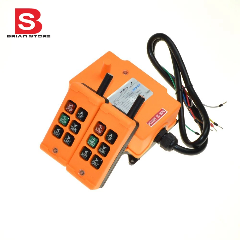 220VAC 6 Channels 2 Transmitters 1 Speed Control Hoist Crane Radio Remote System | Обустройство дома
