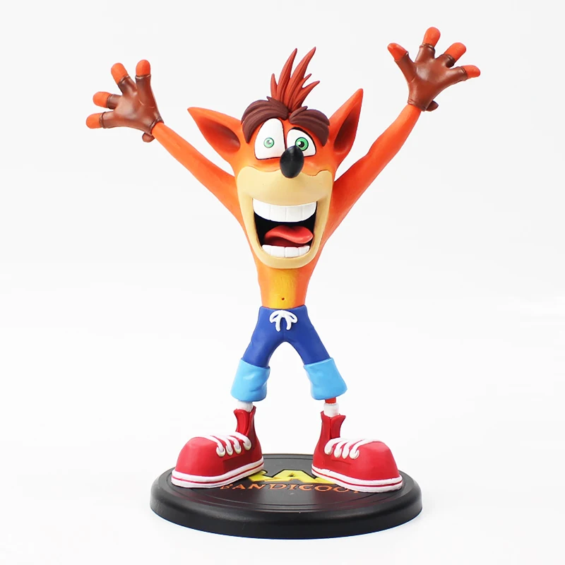 23 см аварийная фигурка Bandicoot игрушка волк оборотенок окрашенная статуя отличный