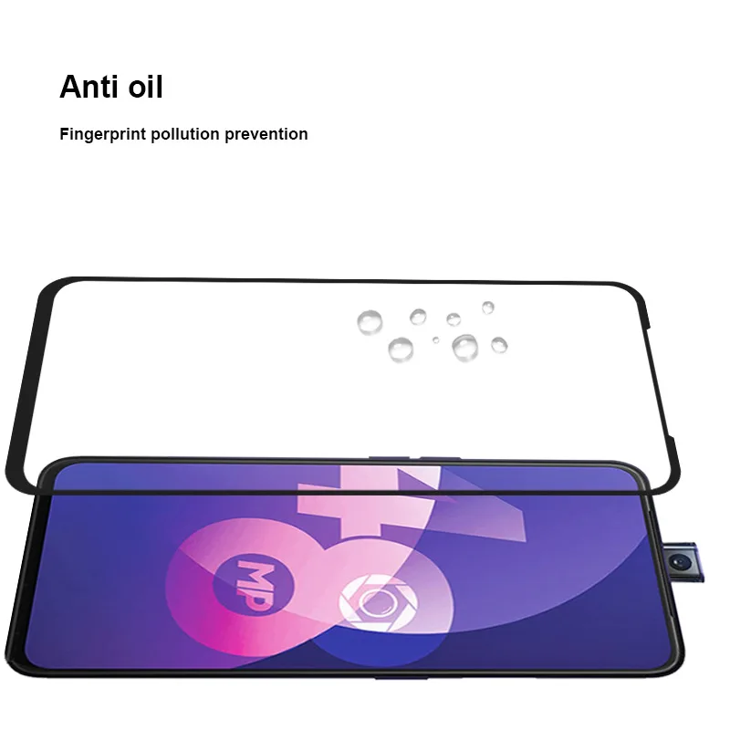 full tempered glass for Oppo Realme 2 C1 A3s A5 A59 A73 F1s F5 Youth F7 F9 F11 Pro screen protector HD protective glas skin film