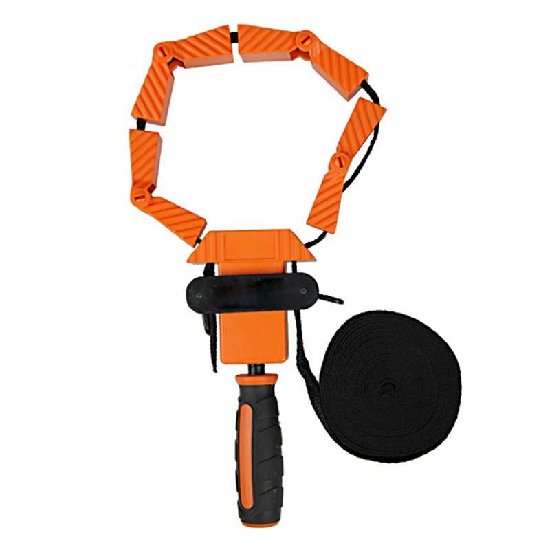 

Нейлоновый многофункциональный зажим для крепления ремня, угловой зажим из полигона с длинным ремнем 4 м, не пропускает ручку из термопласт...