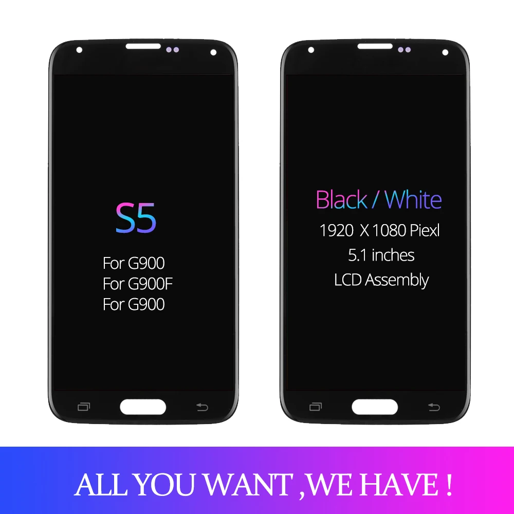 Для samsung S5 lcd G900F дисплей ЖК-экран сенсорный дигитайзер сборка совместимый для samsung Galaxy S5 G900 G900M G900A lcd s