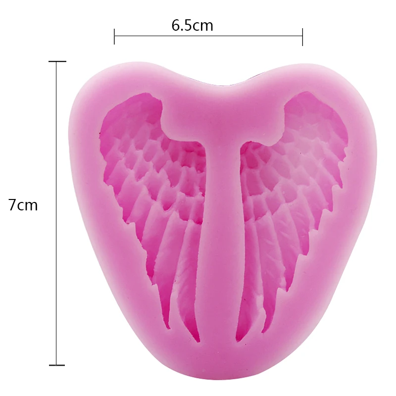 3D Угловые Крылья яркие силиконовые помадки сахарная мастика форма для украшения