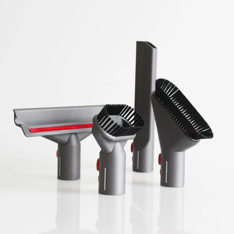 4 шт., насадка-щетка для всасывания пыли, набор для Dyson V8 V7 V10 V11, запчасти для абсолютного пылесоса, аксессуары, насадка, щетка, щелевой инструмент