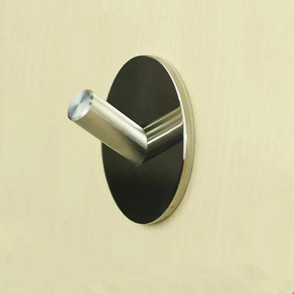 4pcs Self Adhesive Bath Hooks Stainless Steel Bathroom Towel Hook Stick Wall Clothes Hangers Holder for Home Kitchen | Дом и сад