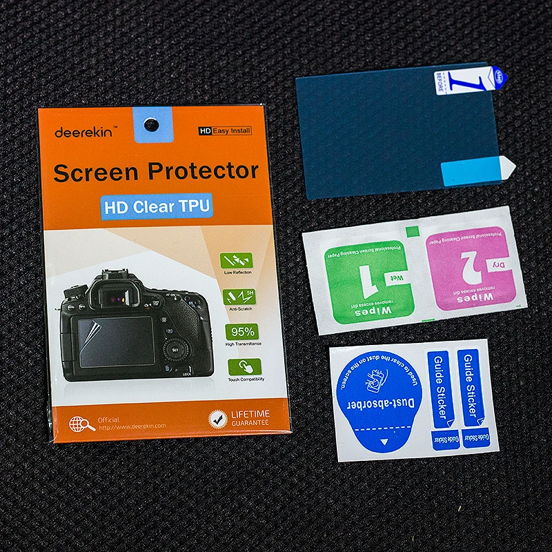 Deerekin HD мягкая защитная пленка для экрана из ТПУ с ЖК-панелью Canon EOS 760D 8000D Rebel T6s