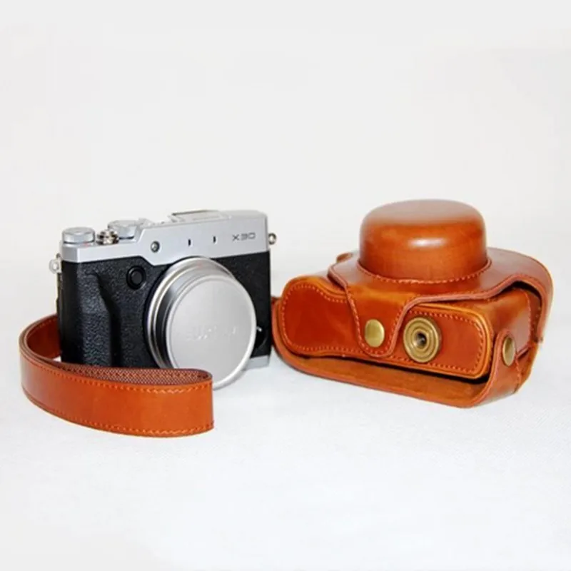 Чехол для видеокамеры HAFEI из искусственной кожи Жесткий Fujifilm FUJI X30 чехол камеры с