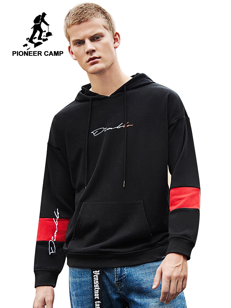 Мужская толстовка с капюшоном Pioneer camp качественный мягкий спортивный костюм