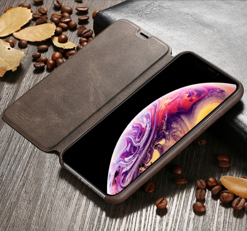X-Level Роскошный кожаный флип-чехол для iPhone 11 Pro Max XS XR X винтажный Гибридный Тонкий чехол для бумажника для iPhone 8 7 6S+ Coque