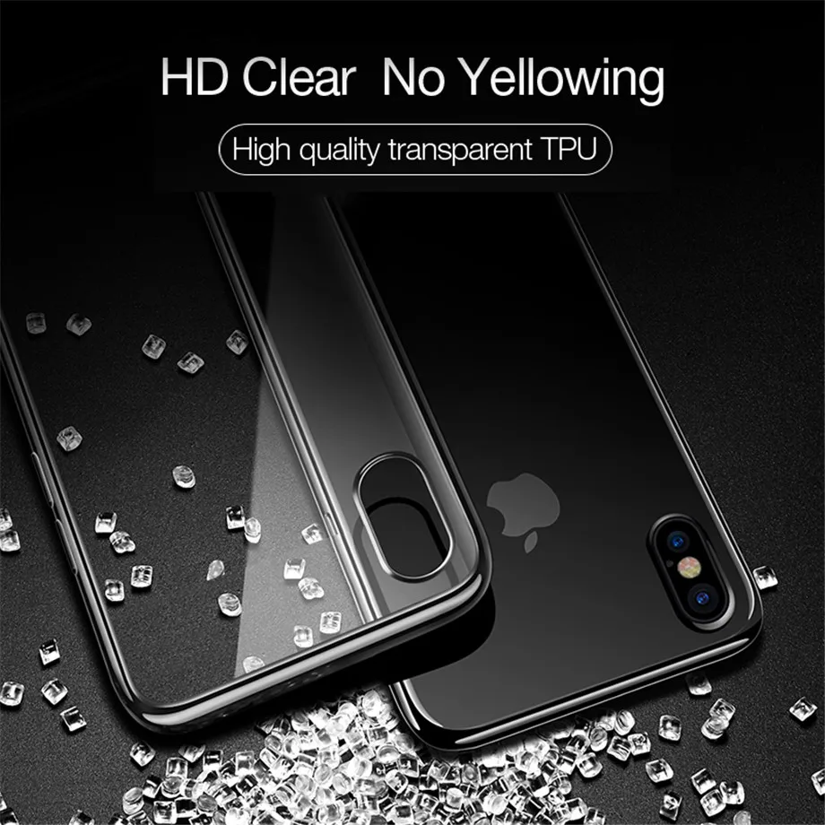WeiFaJK чехол для телефона для iPhone 8 7 Plus X чехол Роскошный силиконовый прозрачный мягкий TPU чехол для iPhone 6 6s 7 8 XS Max чехол s сумки