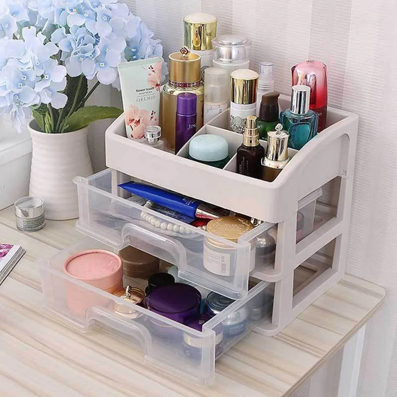 Косметические полки для хранения ванной комнаты офисный стол органайзер макияжа