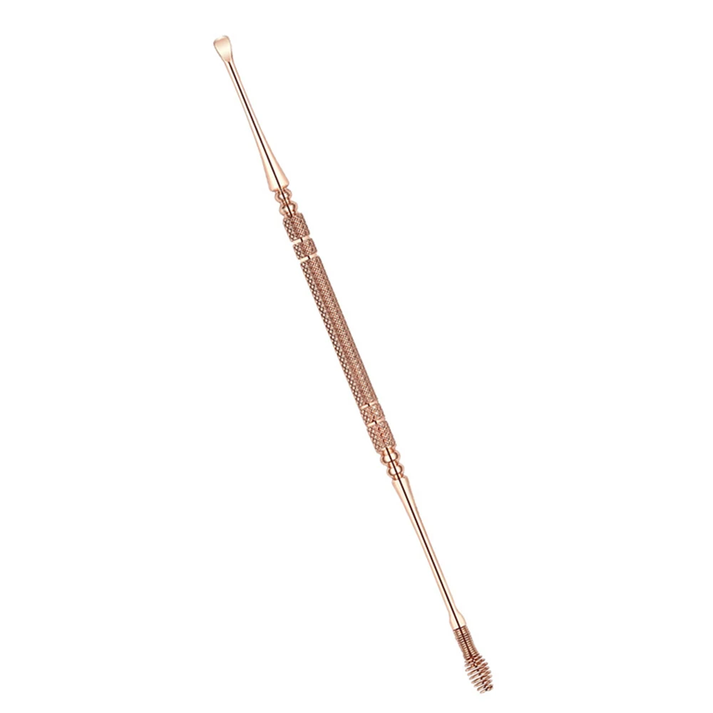 Двусторонняя Ушная ложка Вощеная кюретка для удаления ушей спиральный ушной