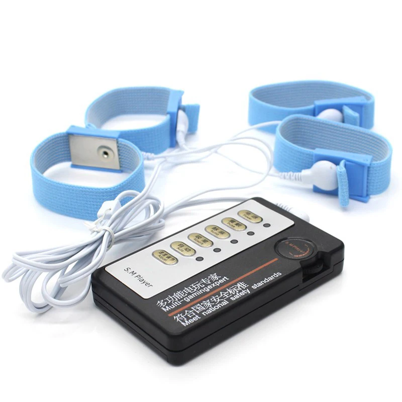 Мужской удлинитель для пениса Электрический шок секс набор электрическая