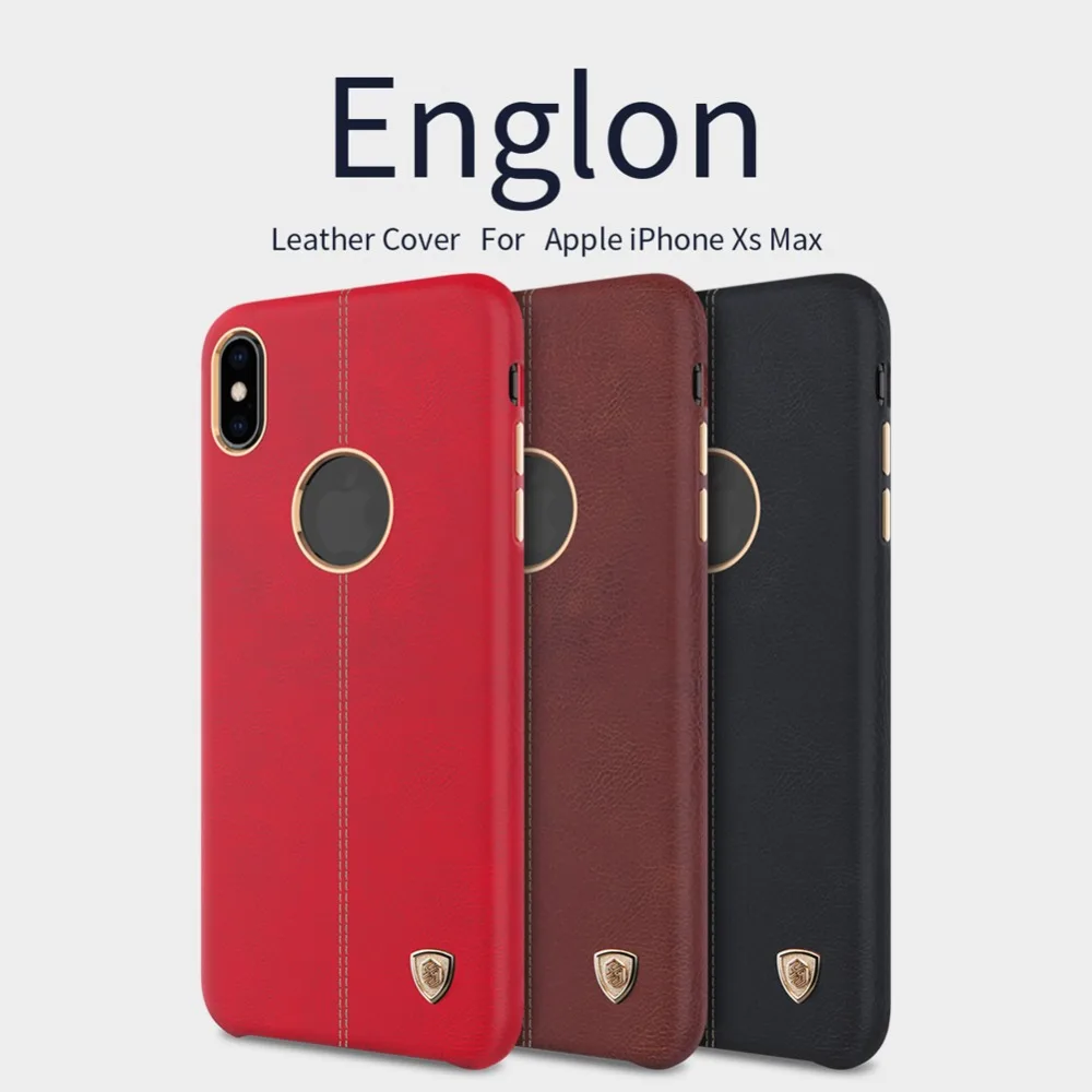 Чехол Nillkin Englon для Apple iPhone XS Max чехол из искусственной кожи iphone 8 xr xs с магнитным