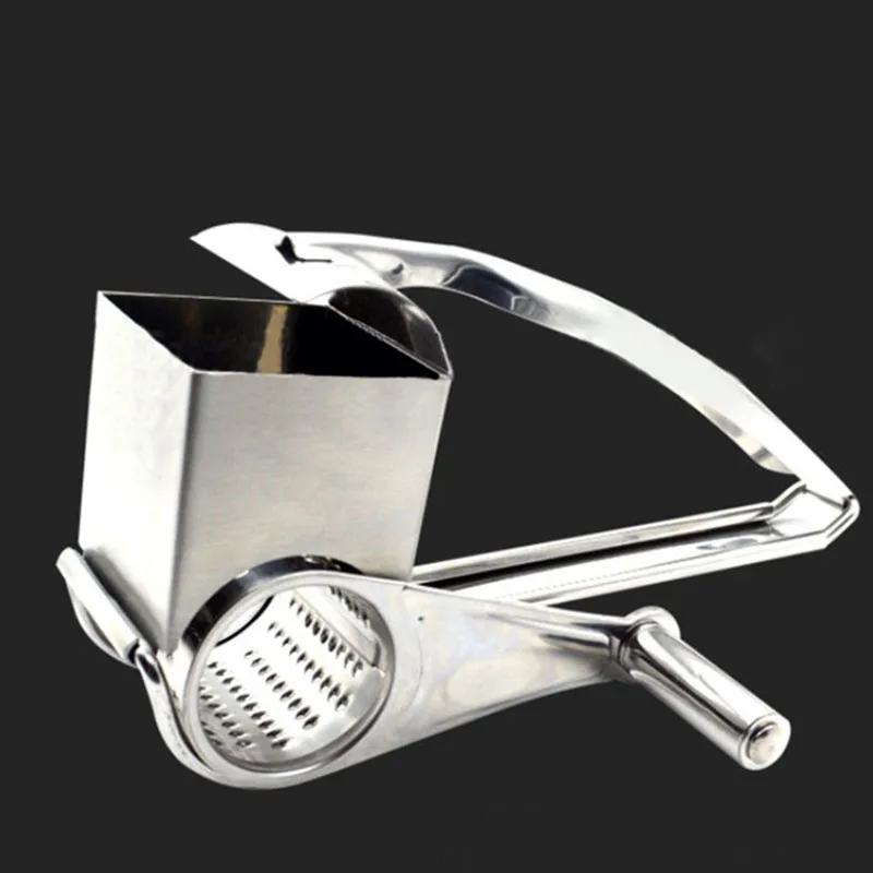 Ручной вращающийся терка из нержавеющей стали многоцелевой сырный Шредер для