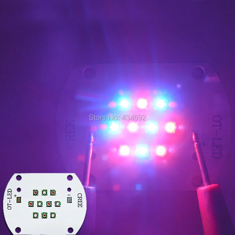 Настроить 30 Вт Многокристальных Cree XPE XP E Светодиодные Лампы DIY ПРИВЕЛО Завода